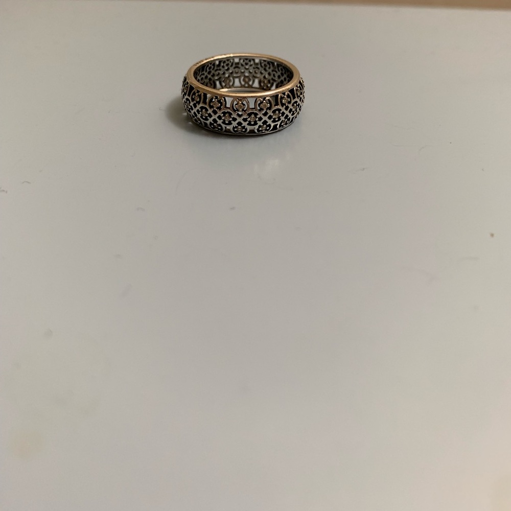 Pandora Intricate Lattice CZ Ring 190955CZ Size 52